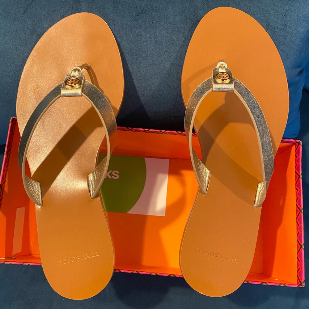 Tory Burch Manon Spark Gold Sandal